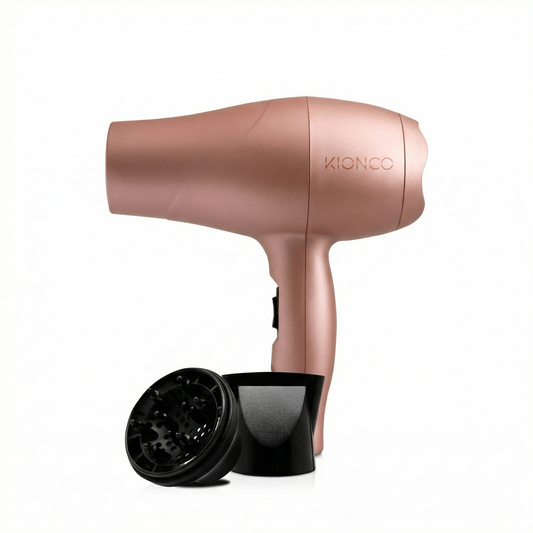 KIONCO Travel Hair Dryer compact lightweight portable – fast drying hair dryer for travel